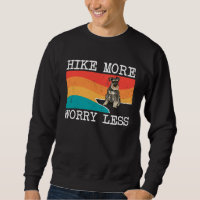 Hike More Worry Less Miniature Schnauzer Graphic H