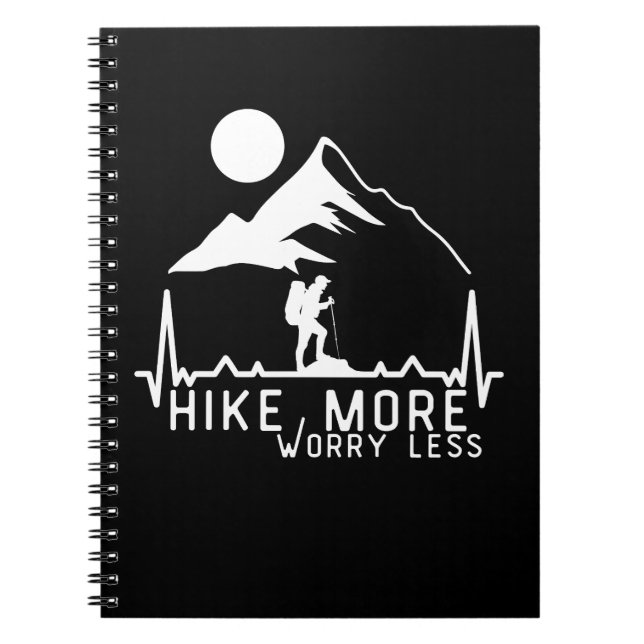 Hike More Worry Less Notebook (Front)