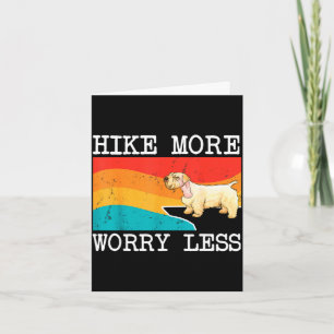 Hike more worry less sealyham terrier graphic card