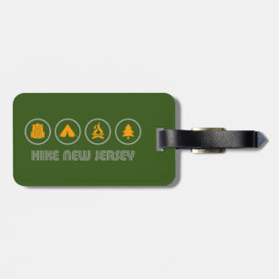 Hike New Jersey Luggage Tag
