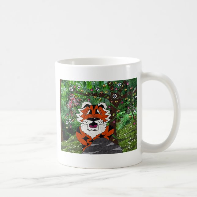 Hike Our Planet Eco-Team Tgrr Tiger Apparel  Gifts Coffee Mug (Right)