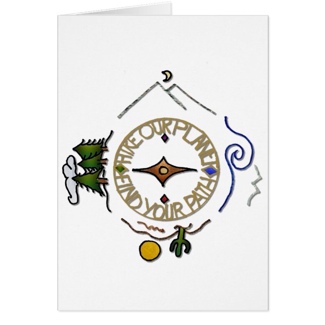 Hike Our Planet Hiker's Soul Compass (Front)