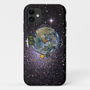 Hike Our Planet Hiker's Soul Compass Space iPhone 11 Case