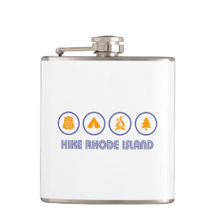 Hike Rhode Island Hip Flask
