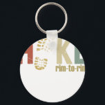 Hike rim to rim funny camping 2 key ring<br><div class="desc">A stylish keychain featuring a vintage classic car design. A perfect accessory for car lovers and collectors. Great for everyday use or as a small and thoughtful gift for classic car enthusiasts.</div>