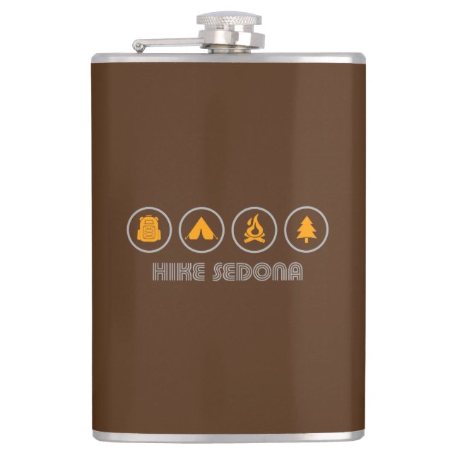Hike Sedona Hip Flask (Front)