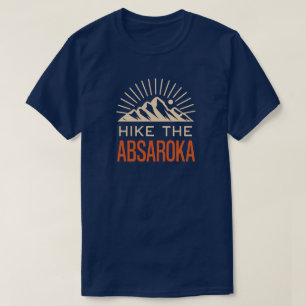 Hike The Absaroka Mountains Sunburst T-Shirt