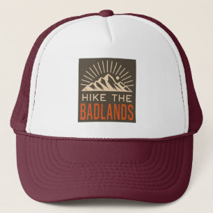 Hike The Badlands Sunburst Trucker Hat