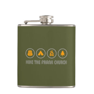 Hike The Frank Church Wilderness Idaho Hip Flask
