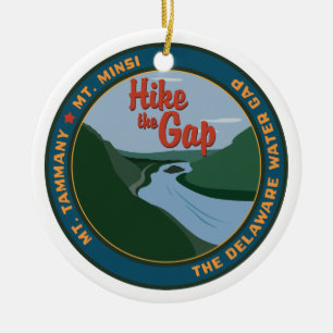 Hike the Gap Ceramic Tree Decoration