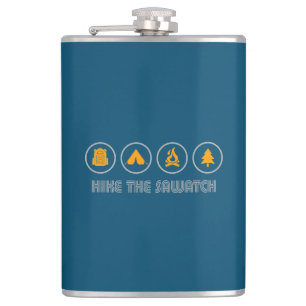 Hike The Sawatch Range Colorado Hip Flask