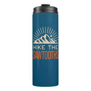 Hike The Sawtooths Idaho Sunburst Thermal Tumbler