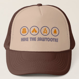 Hike The Sawtooths Idaho Trucker Hat