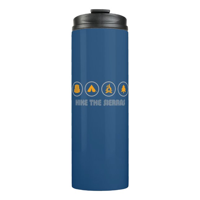 Hike The Sierras California Thermal Tumbler (Front)