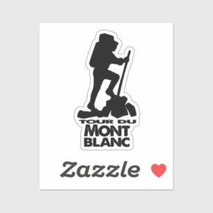 Hike Tour du Mont Blanc Sticker