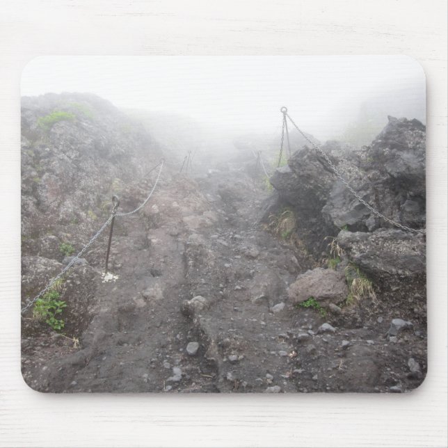Hike Up Mt Fuji Mouse Pad (Front)