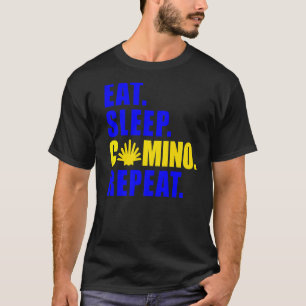 HIKE WALK CAMINO DE SANTIAGO DE COMPOSTELA JAMES W T-Shirt