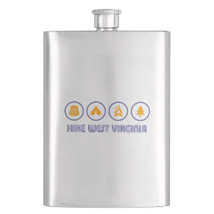 Hike West Virginia Hip Flask