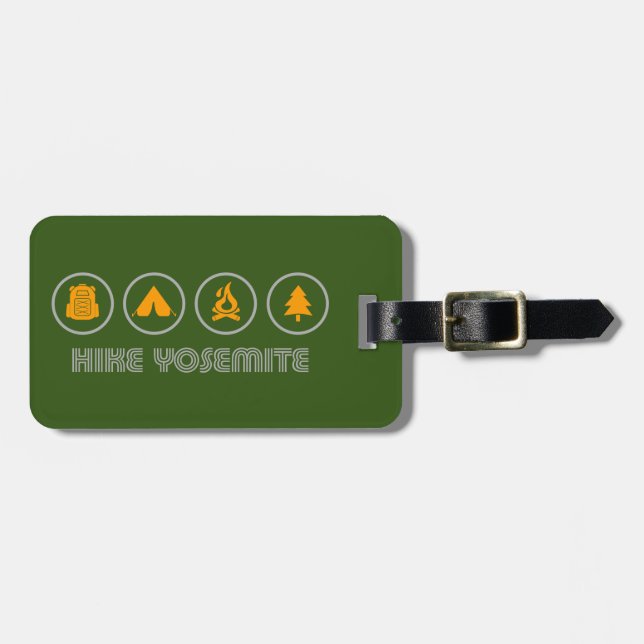 Hike Yosemite Luggage Tag (Front Horizontal)