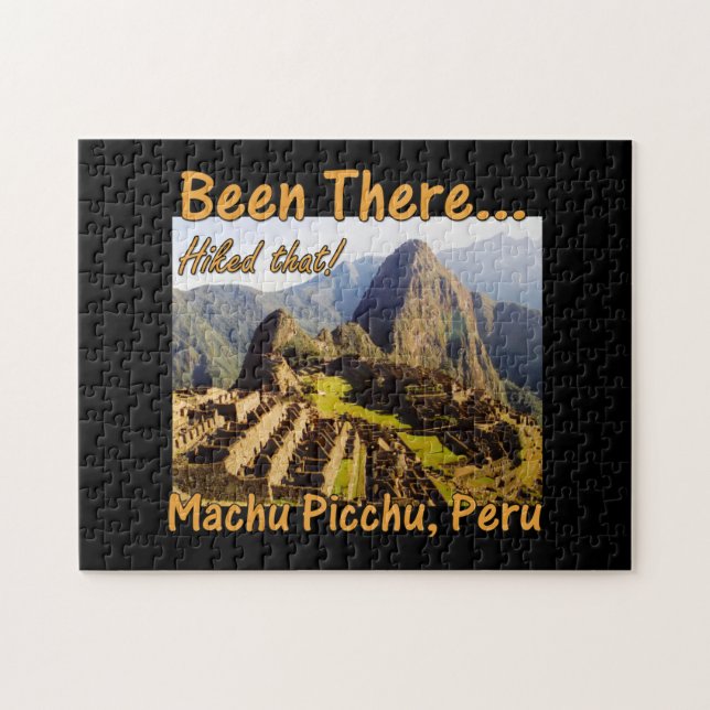 Hiked the Inca Trail - Machu Picchu Jigsaw Puzzle (Horizontal)