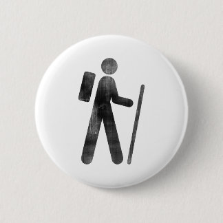 Hiker 6 Cm Round Badge