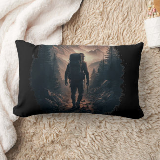 Hiker Adventure Lumbar Pillow – Nature Explorer