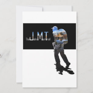 Hiker and Cathedral Peak - John Muir Trail Holiday Card