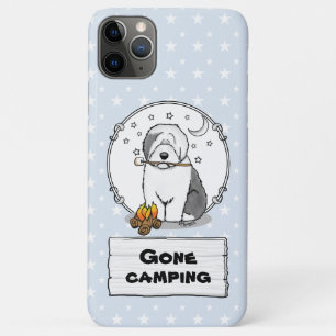 Hiker Camper Old English Sheepdog Dog Grey 1 iPhone 11 Pro Max Case
