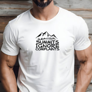 Hiker camping humor black T-Shirt