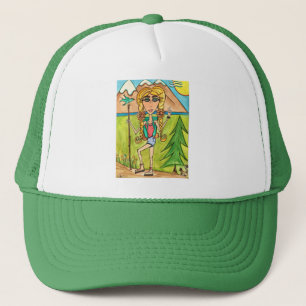 Hiker Girl Trucker Hat