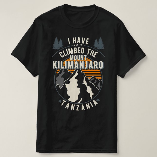 Hiker Have Not Climbed  Climber Hiking Mount Kilim T-Shirt (Design Front)