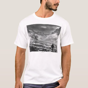 Hiker in the Aconcagua Valley in Chilli Photograp T-Shirt