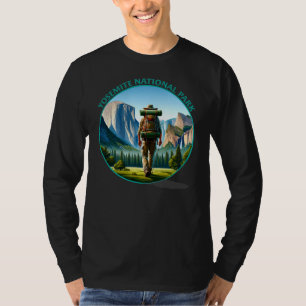 Hiker in Yosemite National park T-Shirt