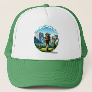 Hiker in Yosemite National park Trucker Hat