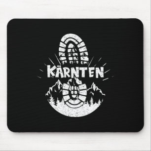 Hiker Kärnten Austria Hiking Vacation Mouse Pad