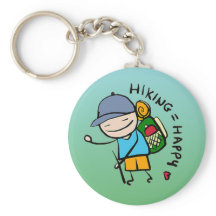 Hiker Keychain