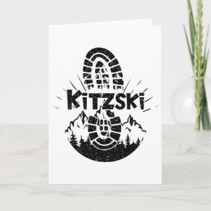 Hiker Kitzski Tyrol Austria Vacation Card