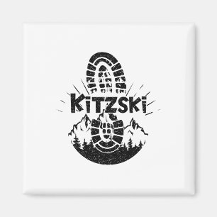 Hiker Kitzski Tyrol Austria Vacation Magnet