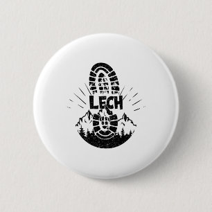 Hiker Lech Vorarlberg Austria Vacation 6 Cm Round Badge