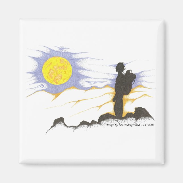 Hiker Magnet (Front)