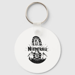 Hiker Niederau Tyrol Austria Vacation Key Ring