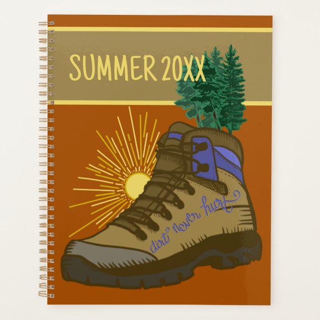 Hiker Personalised Camping Picnic Planner (Front)