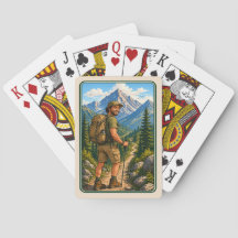 Hiker Playing Cards Male no text