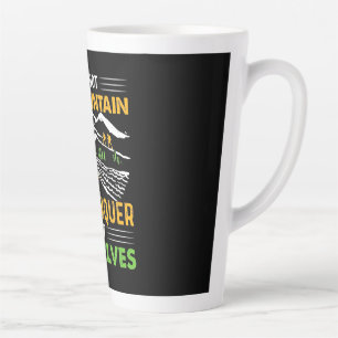 Hiker We Conquer But Ourselves Latte Mug