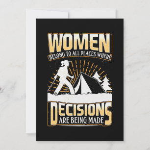 Hiker Women Belong To All Places Save The Date