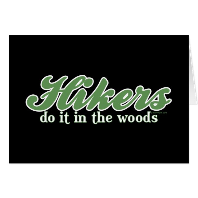 Hikers Do it in The Woods (Front Horizontal)