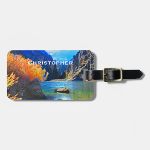 Hikers Haven Colorado River Southwest, Name, Bag Luggage Tag