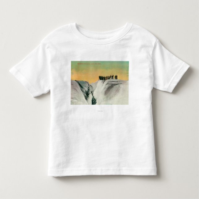 Hikers on Muir Glacier, AlaskaMuir Glacier, AK Toddler T-Shirt (Front)