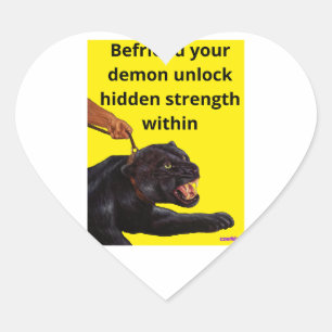 Hiker's sneakers heart sticker