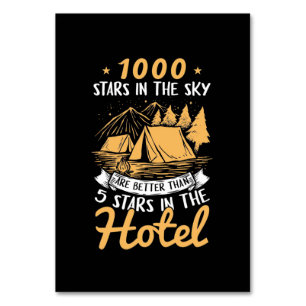 Hiking 1000 Stars In The Sky Table Number